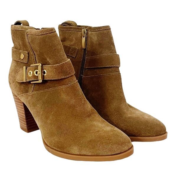 Franco Sarto Brown Ankle Boots - Picture 4 of 12